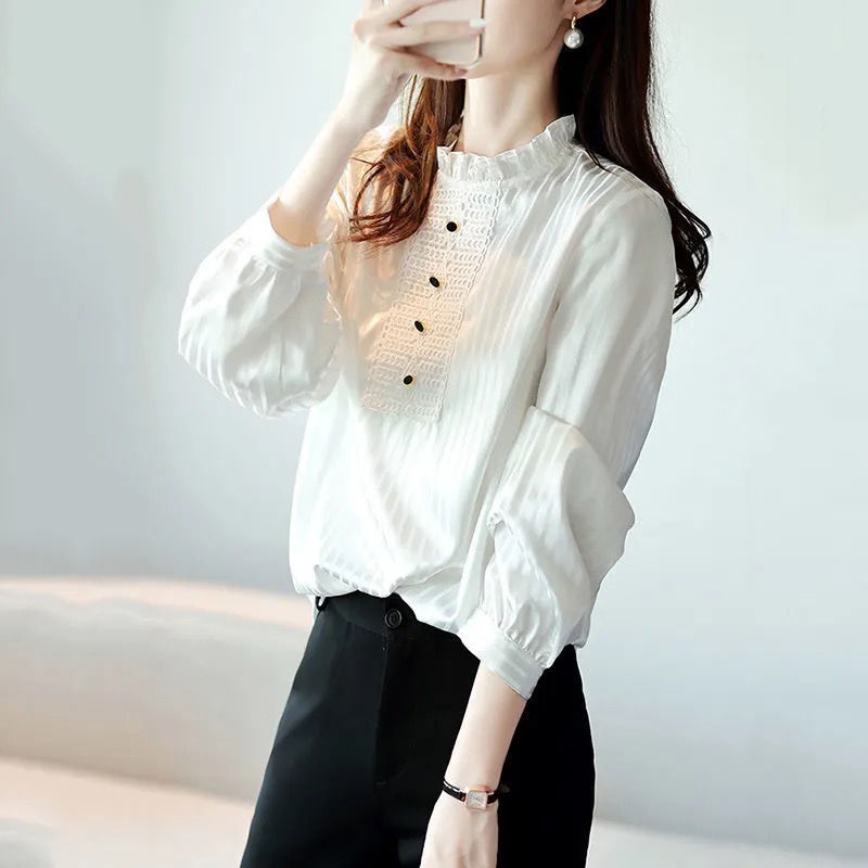 Women’s Niche Striped Long Sleeve Shirt