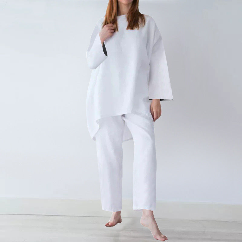 Women's Loose Cotton & Linen Co-Ord Sets