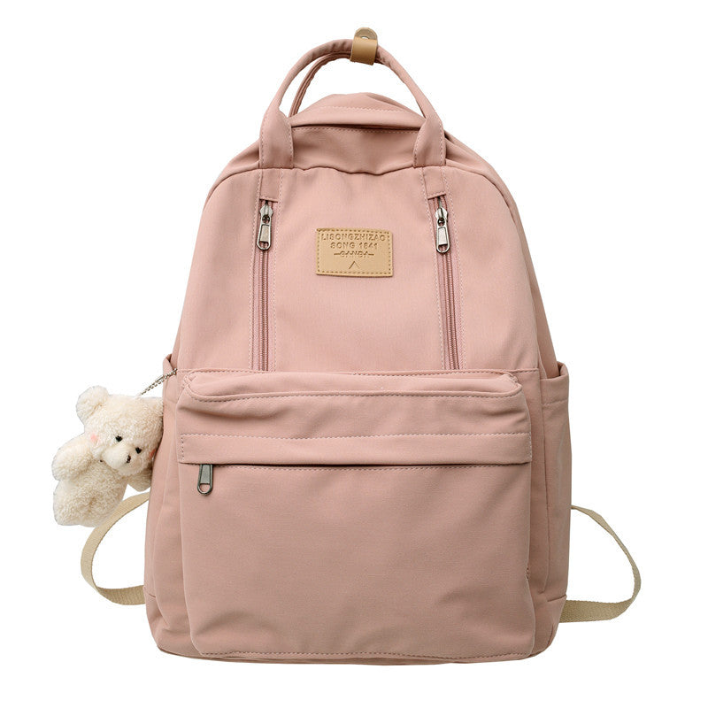 Cool Double Zipper Tote Backpacks