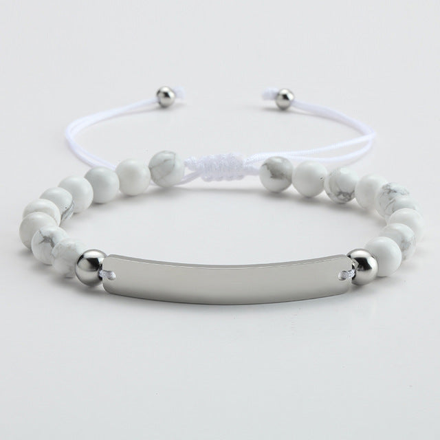 Beaded Adjustable Bar Bracelets
