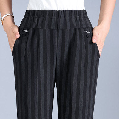 Women's Loose High Stretch Fiber Trousers
