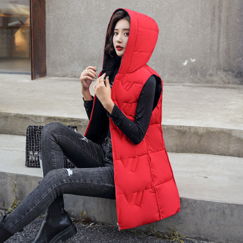 Women's Double-Sided Hooded Bodywarmer Jackets