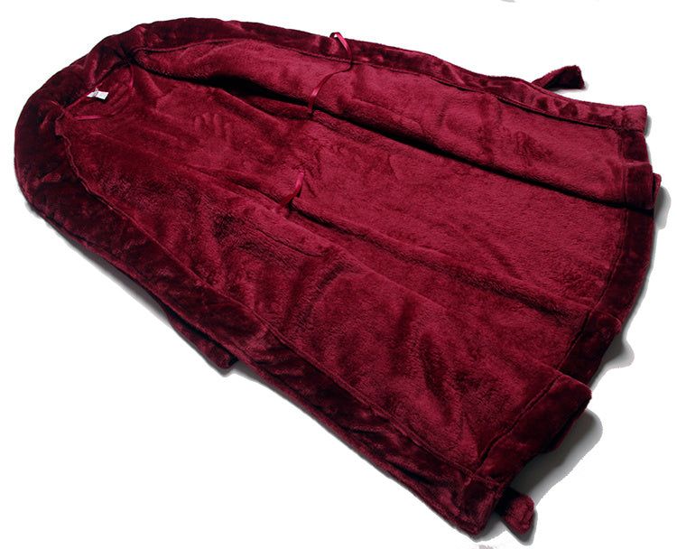 Men's And Women's Mink Fleece Bathrobes