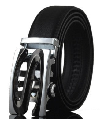 Automatic Buckle Leather Belts