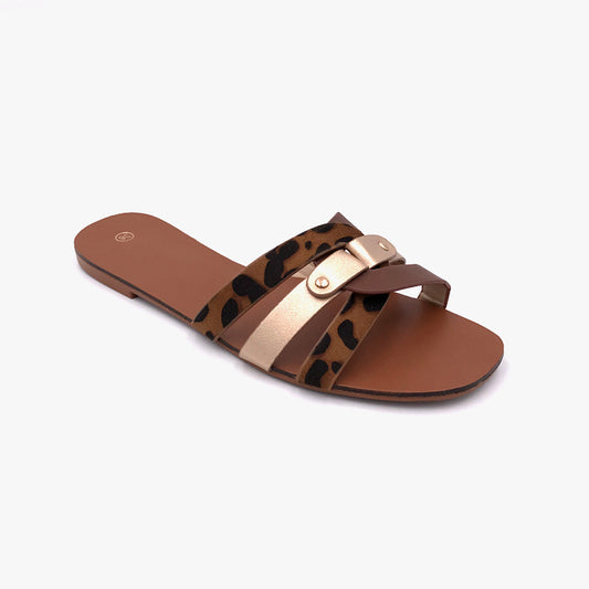 Flat Bottom Slipper Slide Sandals