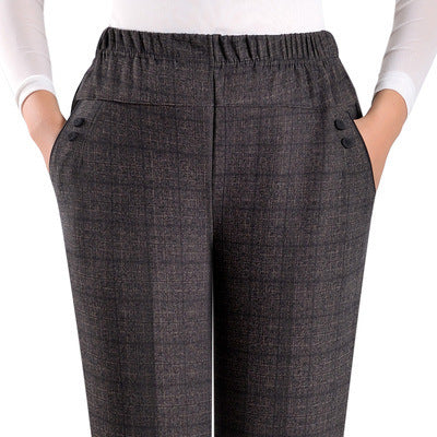 Women's Loose High Stretch Fiber Trousers