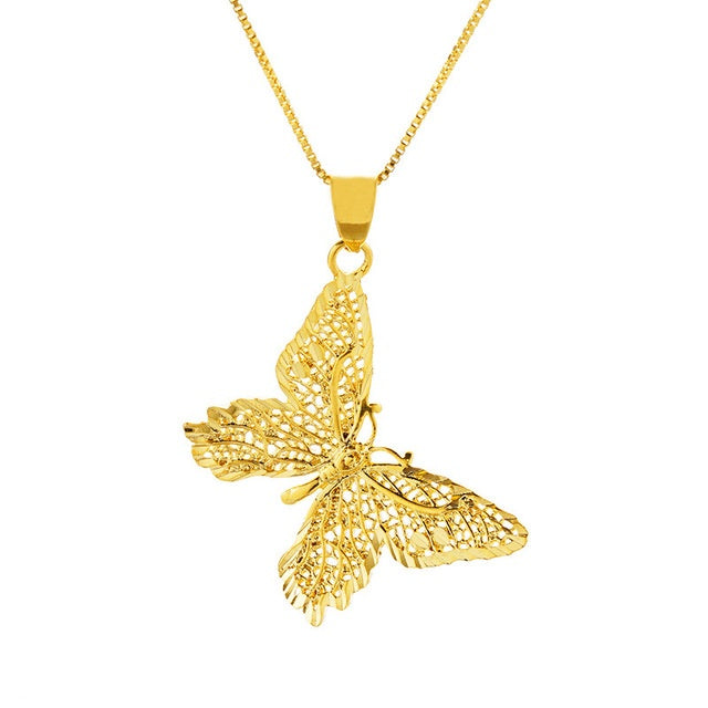 Butterfly Pendant Necklaces