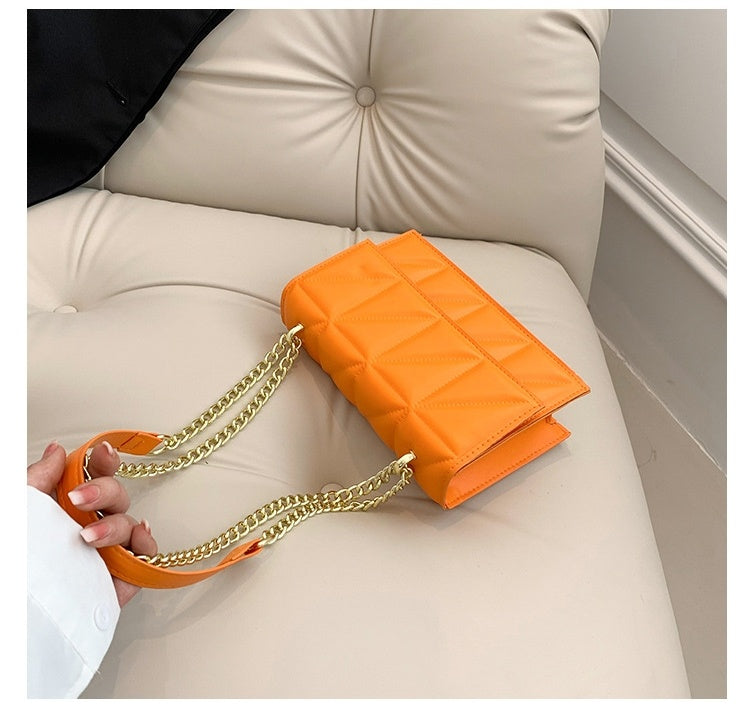 Square Chain Crossbody Flap Bags