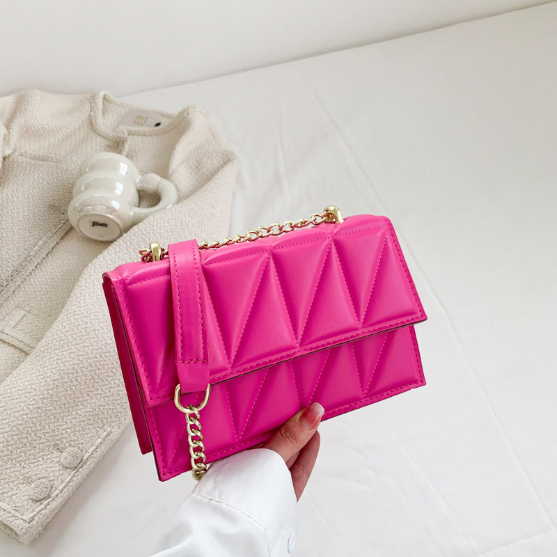 Square Chain Crossbody Flap Bags
