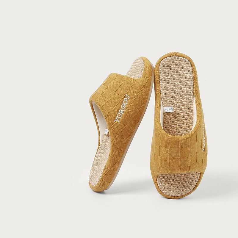 Yorgou Linen Slippers