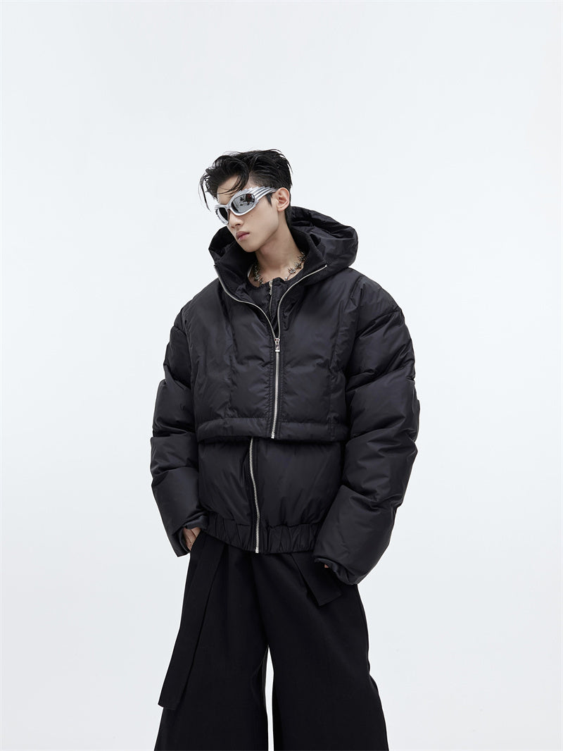 Two Design Hooded Coats
