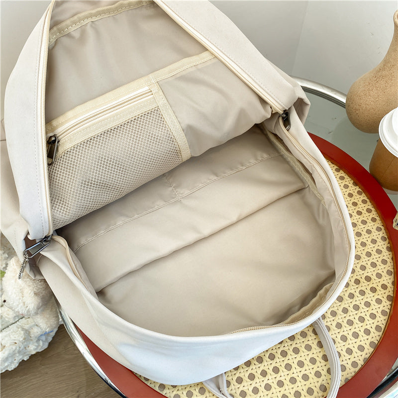 Cool Double Zipper Tote Backpacks