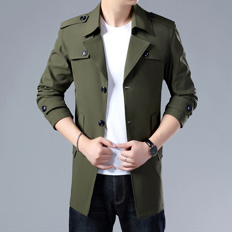 Slim Regular Trench Coat With Buttons