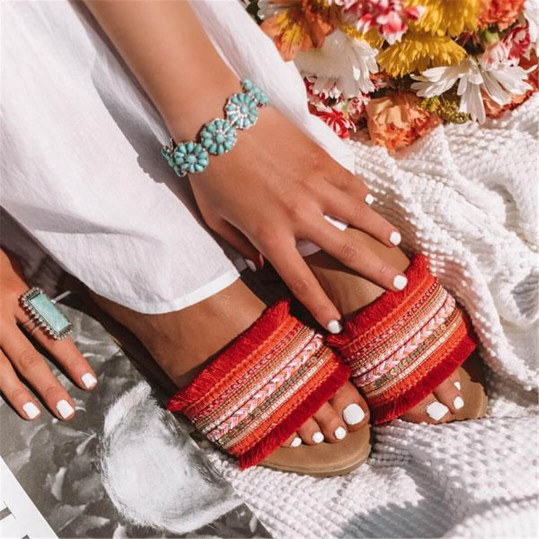 Women's Flat Slipper Slide Sandals