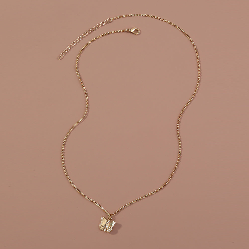 Small Butterfly Pendant Necklaces