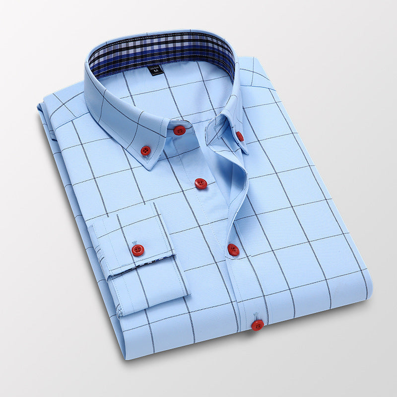 Fall Casual Slim Fit Long Sleeve Shirts