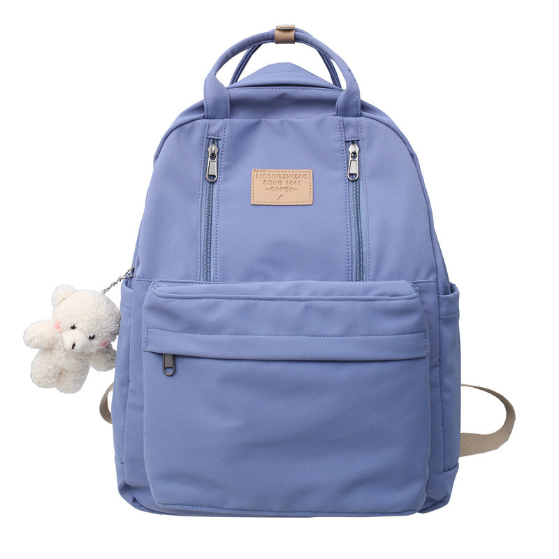 Cool Double Zipper Tote Backpacks