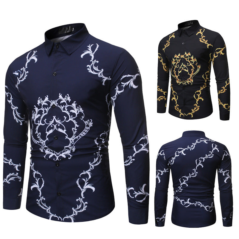 Slim Fit Casual Long Sleeve Shirts