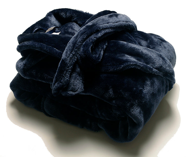 Men's And Women's Mink Fleece Bathrobes