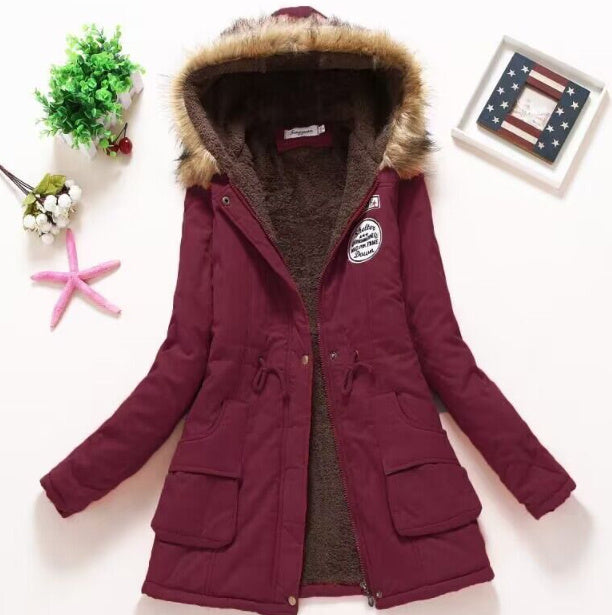 Fengyuan Fur Hooded Coats