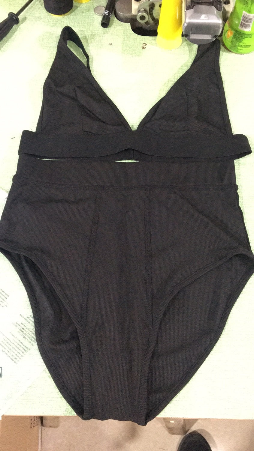 Summer V-neck Vest Bra & Briefs Sports Yoga Set