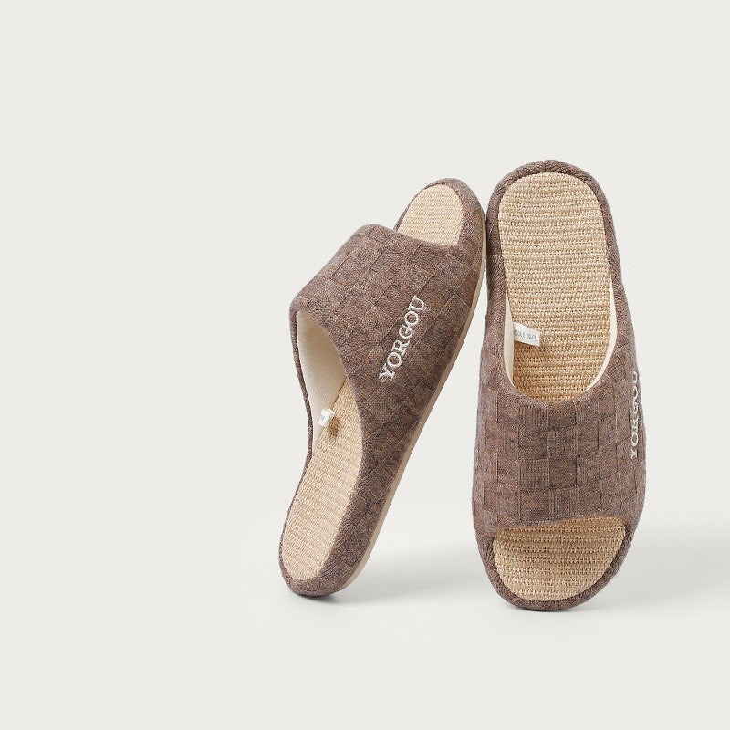 Yorgou Linen Slippers