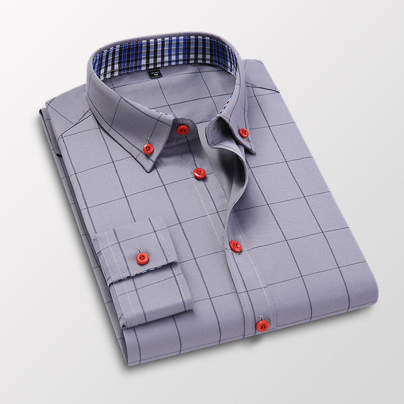Fall Casual Slim Fit Long Sleeve Shirts