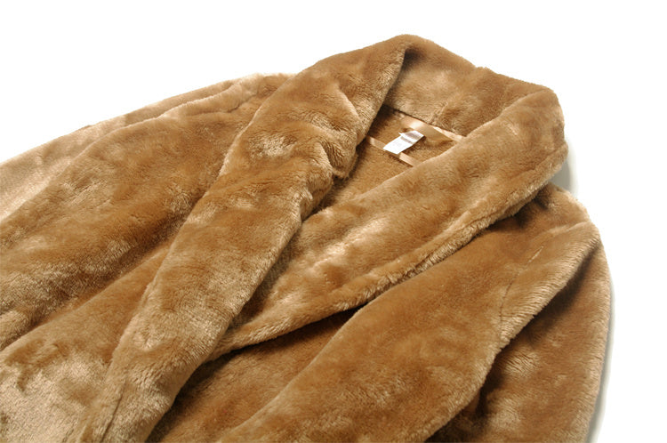 Men's And Women's Mink Fleece Bathrobes