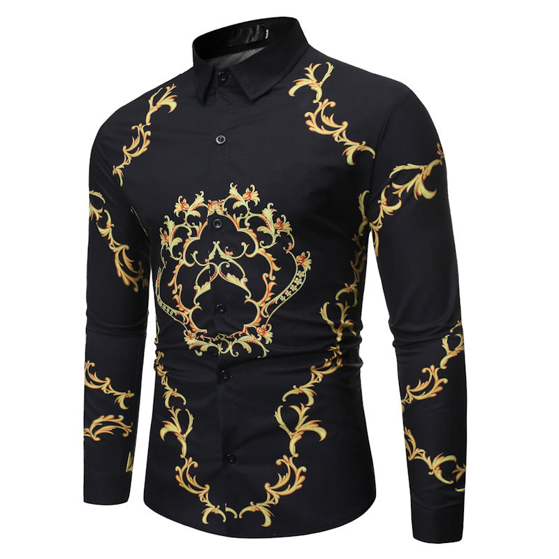Slim Fit Casual Long Sleeve Shirts