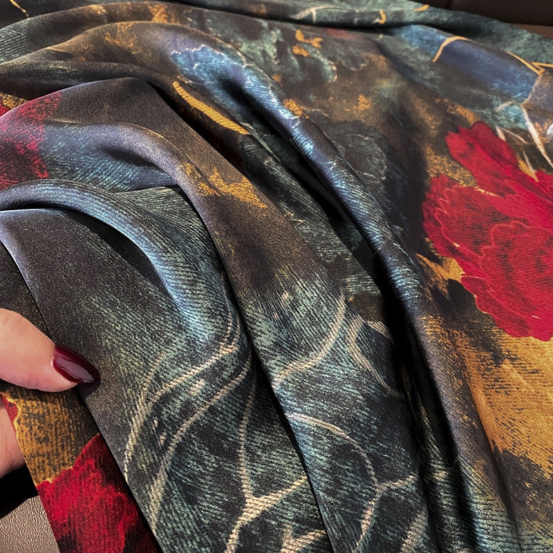 Flower Lightweight Silk Scarves