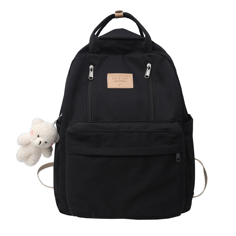 Cool Double Zipper Tote Backpacks
