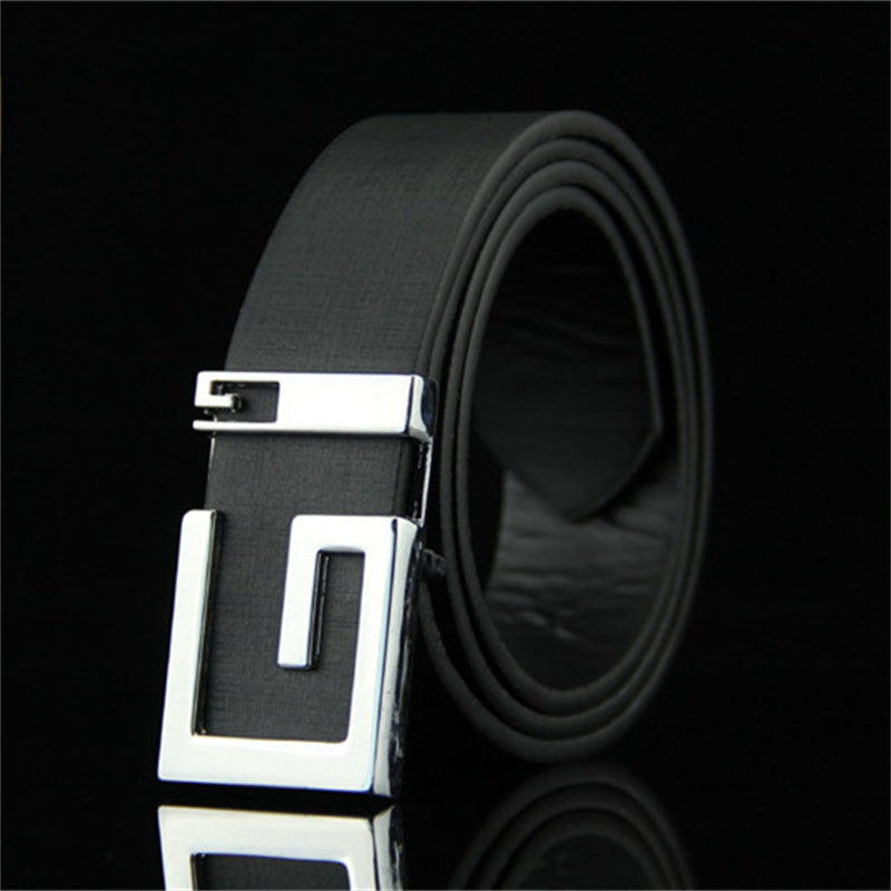 Fashionable And Simple Smooth Buckle Belts