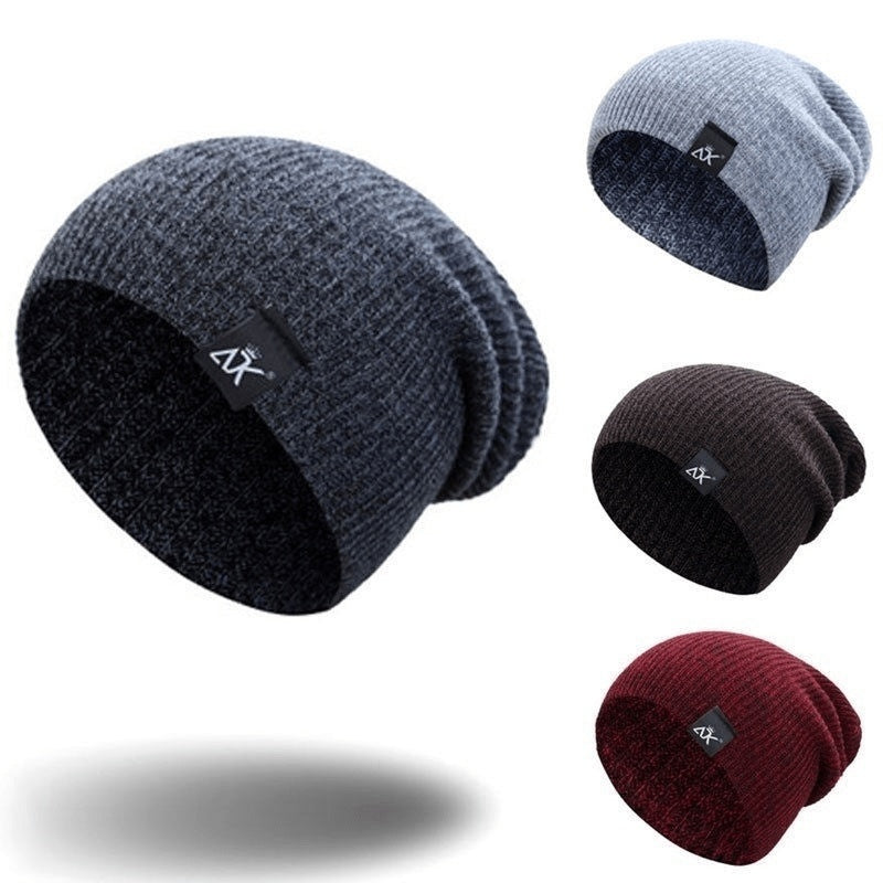 Knitted Elastic Beanie Hat