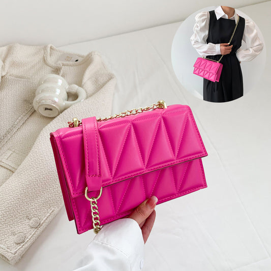 Square Chain Crossbody Flap Bags