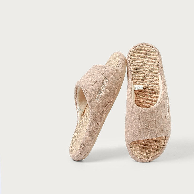 Yorgou Linen Slippers