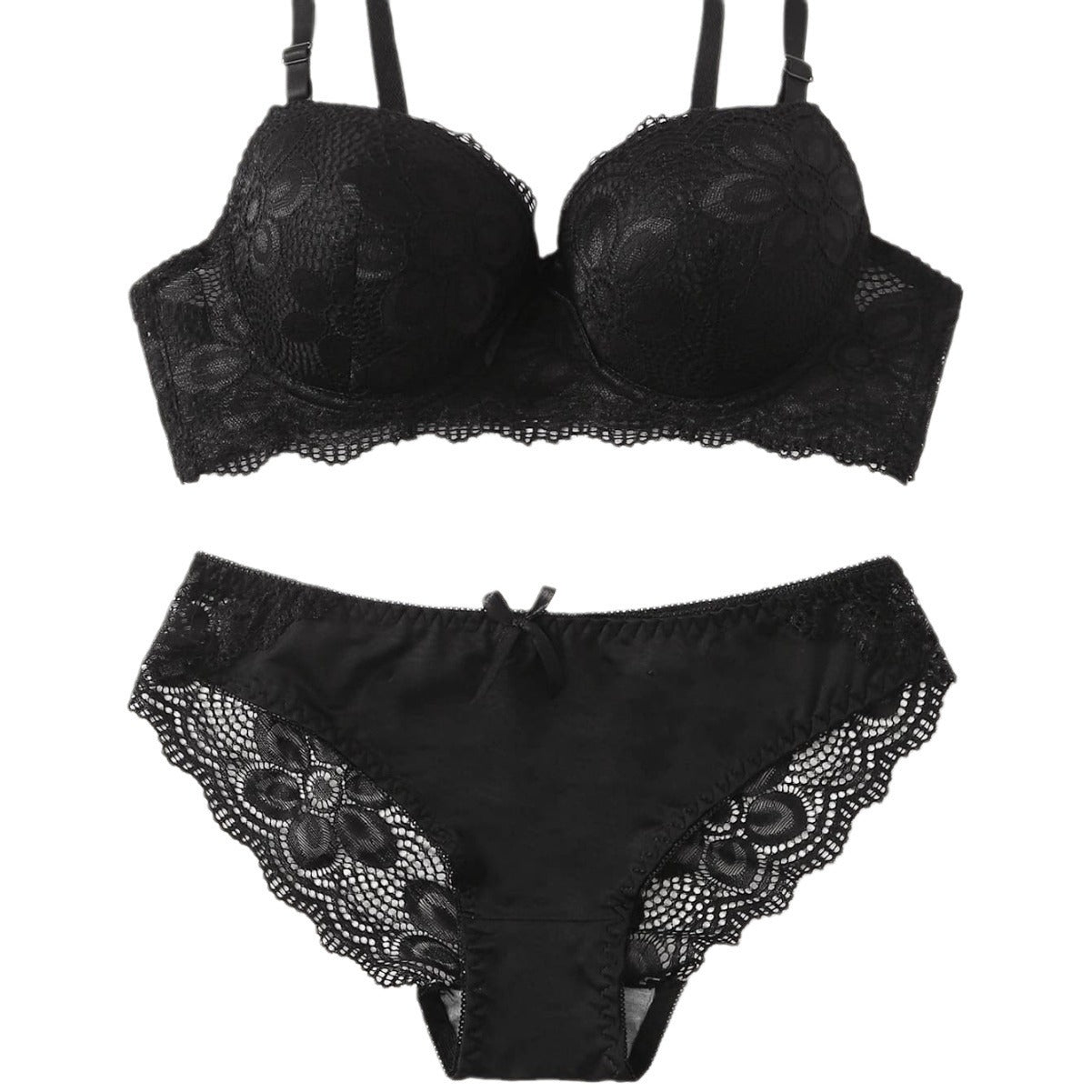 Lace Lingerie Panties & Bras Set