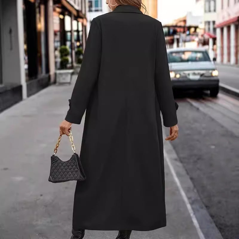 Gentle Button Long Trench Coats