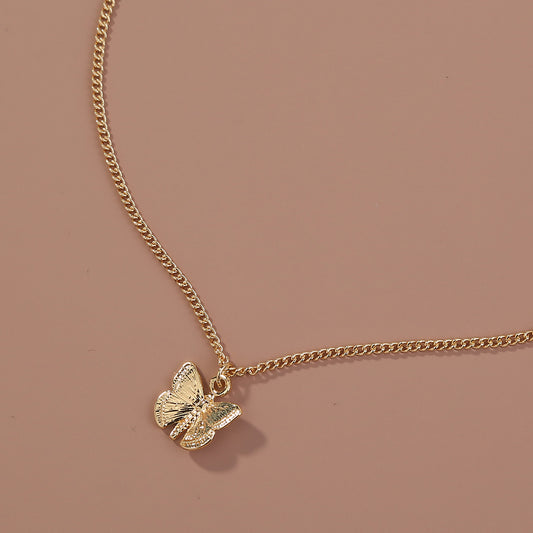 Small Butterfly Pendant Necklaces