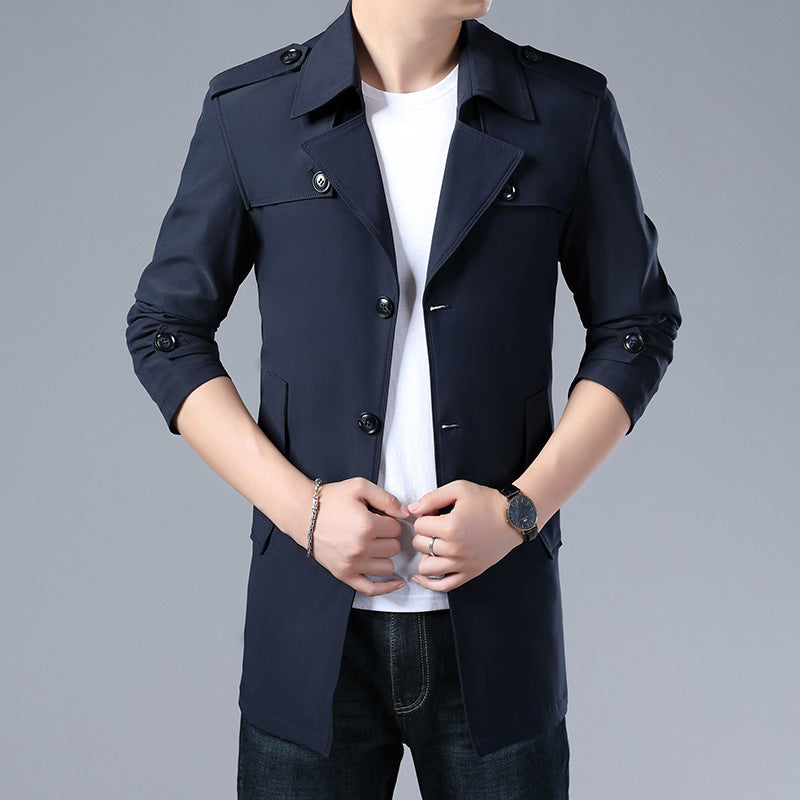 Slim Regular Trench Coat With Buttons