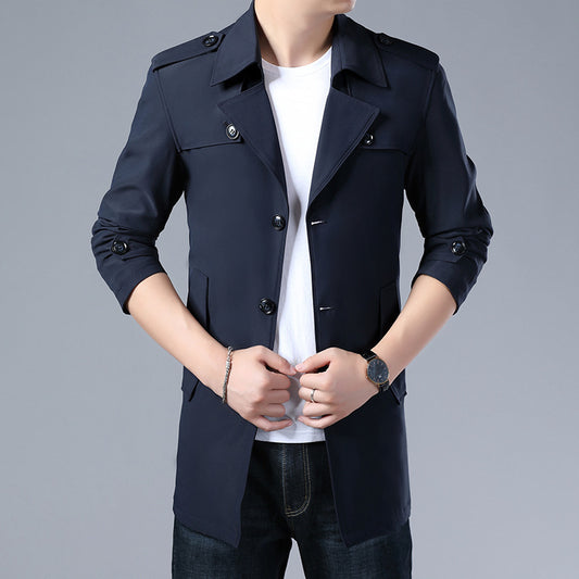Slim Regular Trench Coat With Buttons