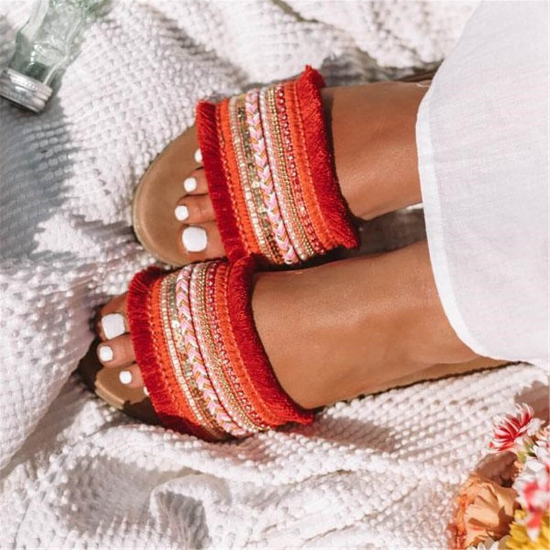 Women's Flat Slipper Slide Sandals