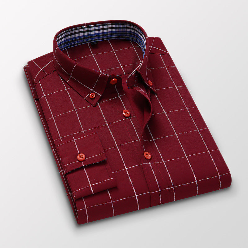 Fall Casual Slim Fit Long Sleeve Shirts