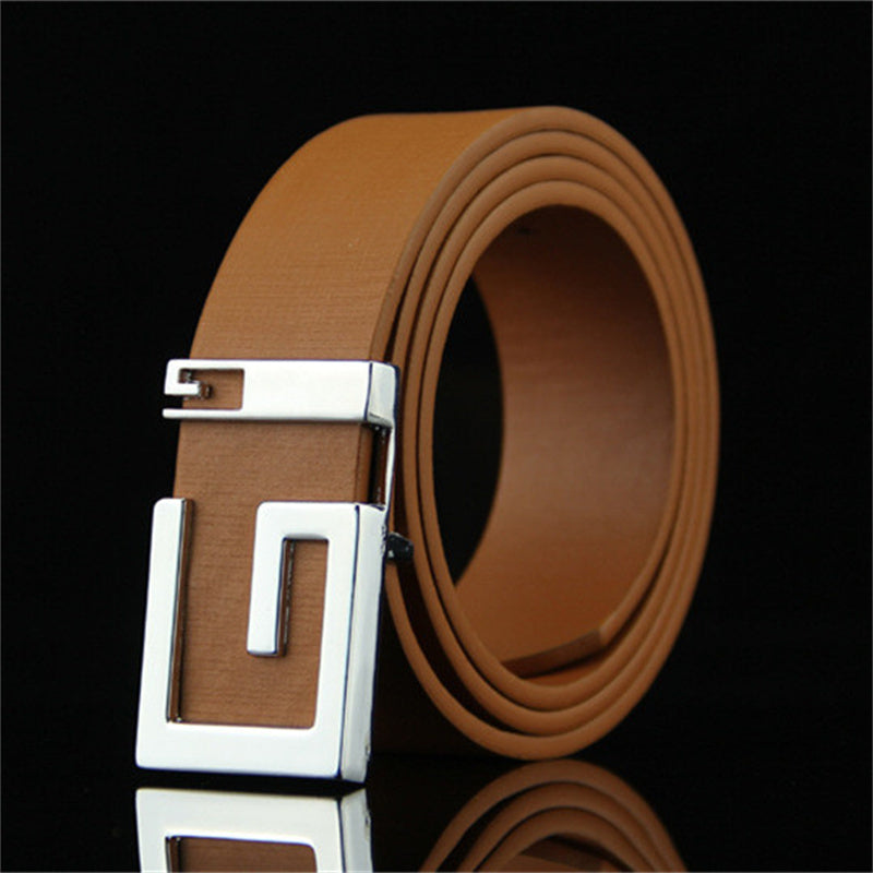 Fashionable And Simple Smooth Buckle Belts