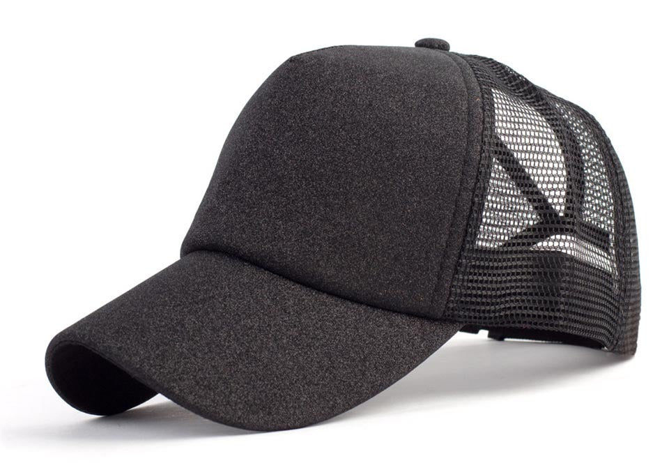 Sequins Ponytail Baseball Caps