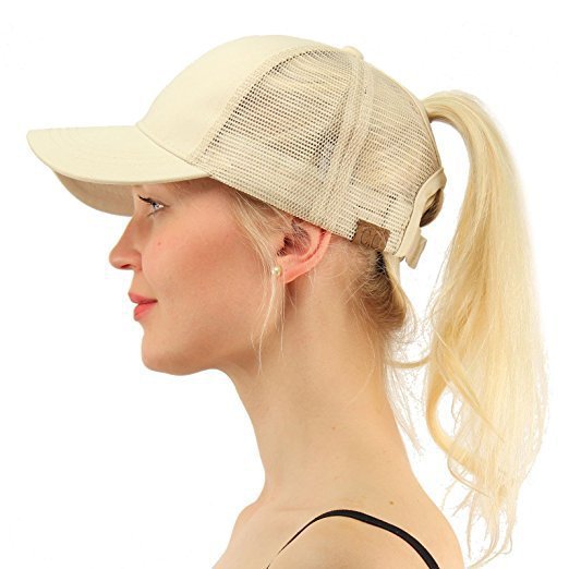 Sequins Ponytail Baseball Caps