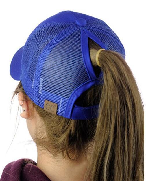 Sequins Ponytail Baseball Caps