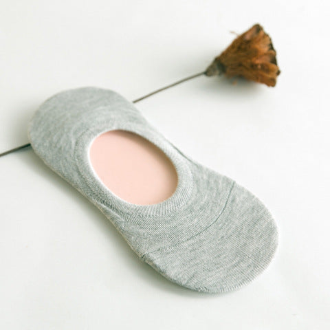 Women's Solid Color Low Cut Boat Socks