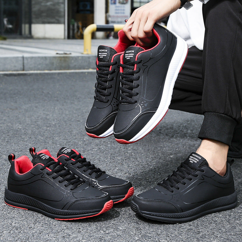 Fashion Leather Running Shoes