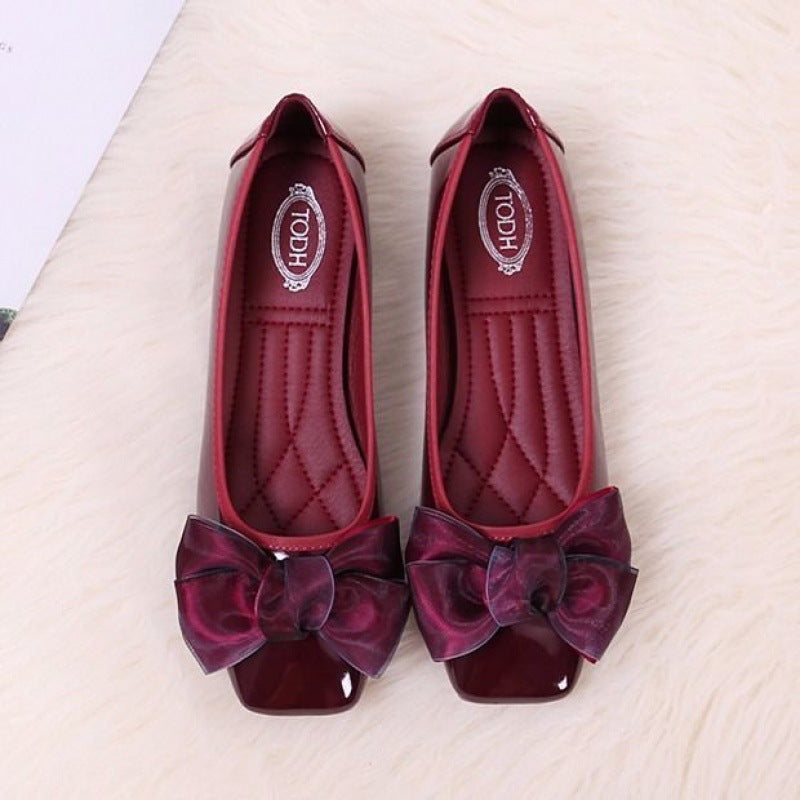 Slip-on Elegant Shine Ballet Flats