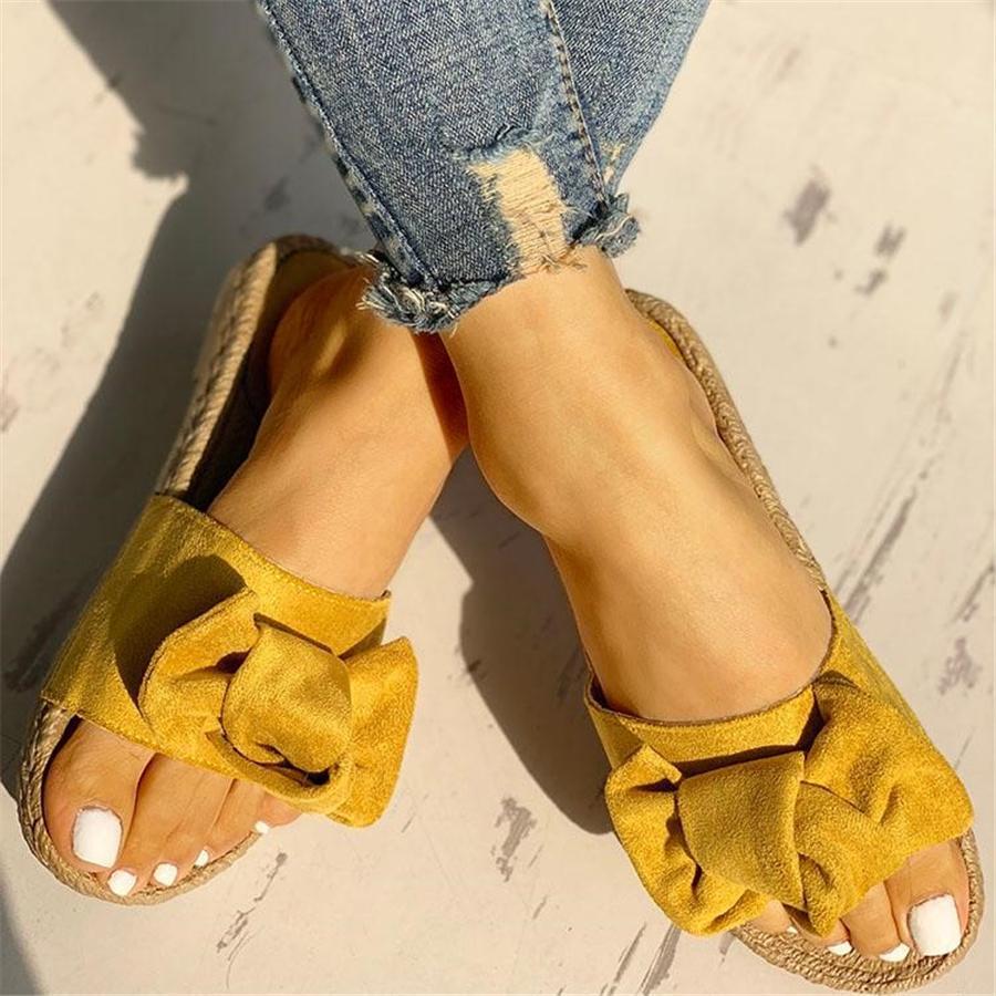 Bow Slipper Slide Sandals